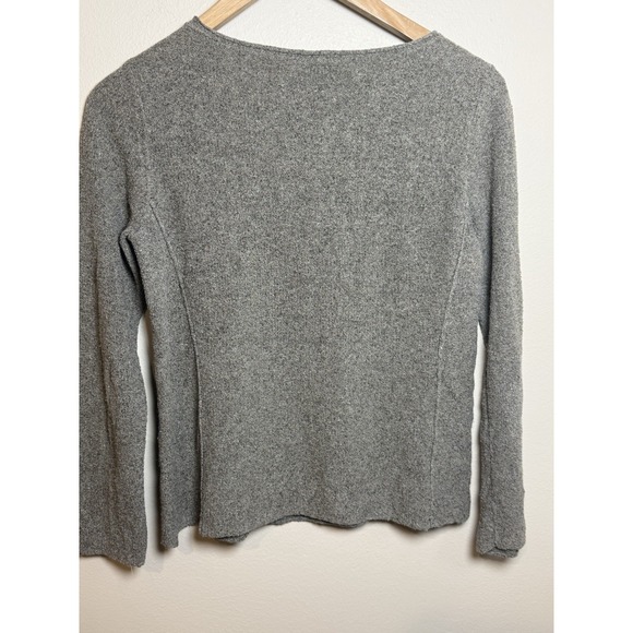 Eileen Fisher 3/4 Sleeve Sweater Top 82% Silk/ 18% Nylon Size Petite Small - Picture 4 of 6